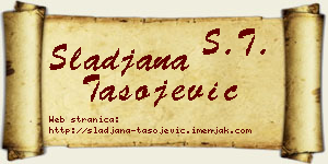 Slađana Tasojević vizit kartica